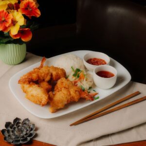 KREWETKI KRÓLEWSKIE W CIEŚCIE PANKO / KING PRAWNS IN PANKO BREADCRUMBS