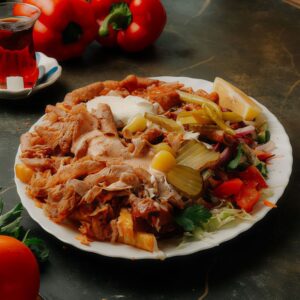 DONER KEBAB DUŻY TALERZ - LARGE PLATE