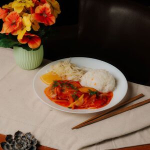 ŁOSOŚ W SOSIE SŁODKO-KWAŚNYM